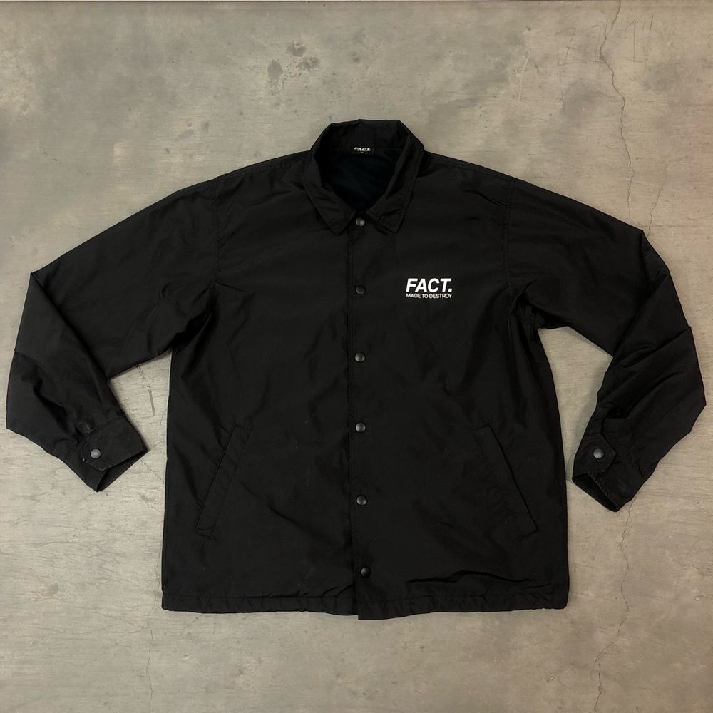 FACT. Made to Destroy Streetwear Skater Hypebeast Lightweight Windbreaker Jacket